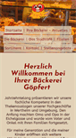 Mobile Screenshot of goepfert-backts.de