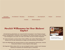 Tablet Screenshot of goepfert-backts.de